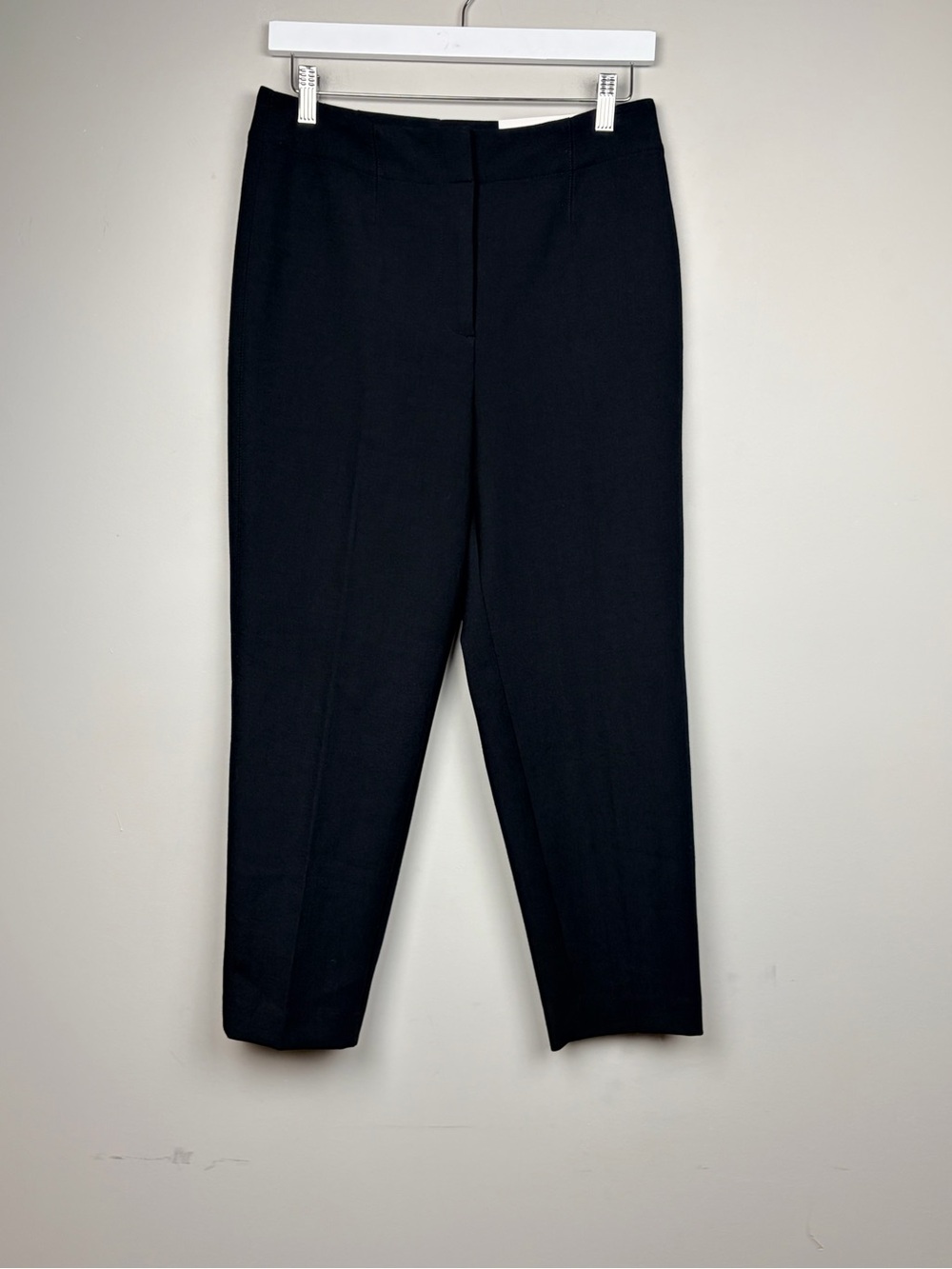 Ann Taylor The Slim Pants 4P Petite Black High Rise Stretch Ankle NWT